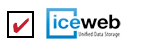 iceweb logo with check box