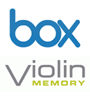 Box and Violin Memory Logos